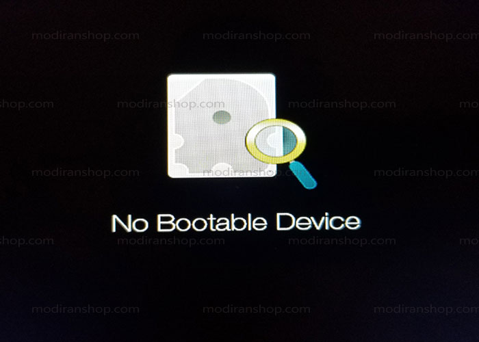 مشکل ارور No Bootable در لپ تاپ