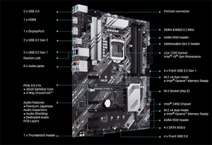 مادربرد ASUS PRIME Z490-V